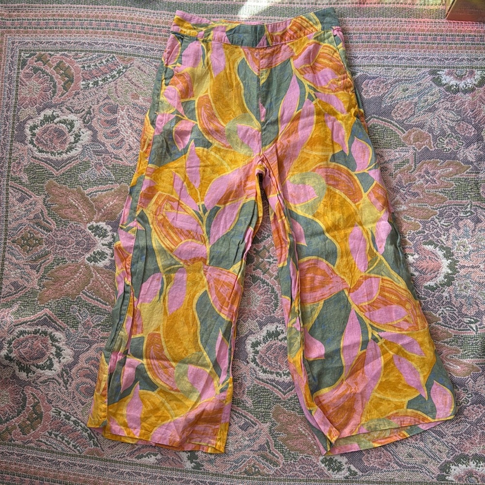 Tahari Linen Pants - Picture 2 of 3